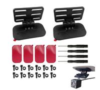 Eophmi Rear Camera Holder 2pcs Reverse Camera Holder for Car Universal Dash Cam Rear View Cameras Mount Adhesive Back Windshield Backup Cameras Mount