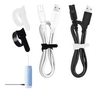 Eophmi USB Charger Cable for Waterpik,4PCS Water Flosser Charger,for Waterpik Water Flosser Chargers Compatible with Waterpik/Pecham/Coslus/Oral b(1.24m/4.07ft)