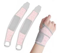 Eophmi Wrist Supports, 1pair Mesh Women Kids Wrist Support, Adjustable Size Carpal Tunnel Wrists Splint/Brace, Right Left Wrists Splint for Fitness and Carpal Tunnel Arthritis (Pink)