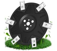 EOPUOZS 6 Blade Disc Compatible with Worx Landroid, M500 M700 WR167E WR141E Vision M600, Fibreglass Reinforced Blade Disc with 6 Blades, Robotic Lawnmower Blade Disc