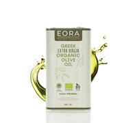 EORA Premium Organic Greek Extra Virgin Olive Oil 3L - Cold Pressed, Very low Acidity ~0.2%, Impressively High in Polyphenols - Single Origin P.G.I. Lakonia, Greece.