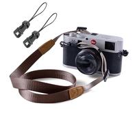 Eorefo Camera Strap Camera Neck Strap Shoulder Belt Strap with Quick-Release Buckles for Compact Digital Camera, Mirrorless Camera, Small DSLR Camera, Instant Camera (Brown)