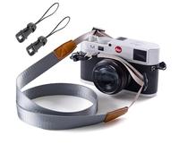 Eorefo Camera Strap Camera Neck Strap Shoulder Belt Strap with Quick-Release Buckles for Compact Digital Camera, Mirrorless Camera, Small DSLR Camera, Instant Camera(Light Gray)