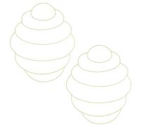 Eorleya Bee Wire Wreath Frame, Spring and Summer Patio Porch Decoration, Suitable for Home Decoration and Outdoor