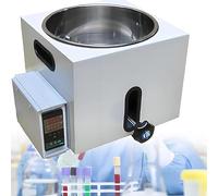 EORNYHQMY Digital Laboratory Water Bath,Lift Type Stainless Steel Liner,Fast Heating,for Distillation,Drying,Concentration (5L)