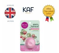 EOS 100% Natural & Organic Lip Balm, Strawberry Sorbet,All-Day Moisture,0.25 OZ