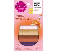 eos Flavor Lab Secret Menu Lip Balm Gift Set - 'Nilla Milkshake Limited-Edition Moisturizing Hydrating Dry Lips Variety Pack 0.14 oz 4-Pack