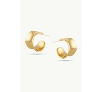 Eos Gold Irregular Hoop Earrings Arctic Fox & Co. Gold Medium