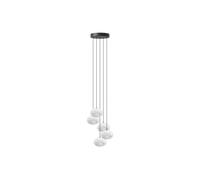 Eos Pendant With Rosette & Cluster 5 Mini Nano White