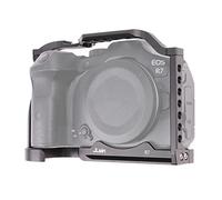 EOS R7 Cage, Hersmay Aluminium Camera Cage for Canon EOS R7 Mirrorless Cameras, Vlogging Video Furnishing Filmmaking Rig Stabiliser with 1/4 Inch Mounting and 3/8 Inch Arri Mounting Hole