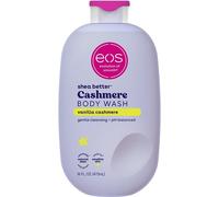 EOS Shea Better Cashmere Vanilla, Moisturising and Nourishing Shower Gel with pH Balanced Cream Gel Formula, Paraben and Phthalate Free, Sensitive Skin, 400 ml