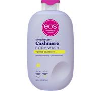 EOS Shea Better Cashmere Vanilla, Moisturising and Nourishing Shower Gel with pH Balanced Cream Gel Formula, Paraben and Phthalate Free, Sensitive Skin, 400 ml
