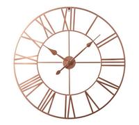 Eos - Skeleton Wall Clock With Roman Numerals - 80X80Cm - (Copper)