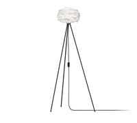 Eos Tripod Floor Lamp Mini White with Legs in Black