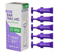 eosera® Ear Wax MD® - Wax Cleaning Drops 5pk Single Use Vials | Fast-Acting | Breaks Down & Dissolves Wax in Just 1 Treatment | Clinically Proven | Gentle & Safe