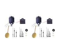 Eoslcusmvl 2X Quartz Pendulum Movement DIY Wall Repair Parts,DIY Mechanism Pendulum Movements Chime Music Box Wall Clock