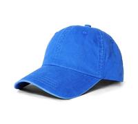 Eoslya Baseball Cap Mens - Peak Embroidery Classic Washed Vintage Relxed Dad Cap Adjustable Summer Sun Hat Sports Strapback Cap for Men Outdoor UK Blue