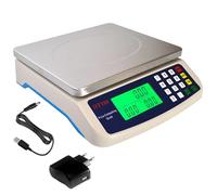 Eosphorus Commercial Food Scale 88lb/40kg Kitchen Scale Deli Scale Digital Meat Scale Price Computing Food Market Restaurant Scales Weighing Pounds, Ounces, Kilograms, Grams