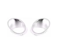EOTCXJBX Auto Front Bumper Fog Light Electroplated Cover Compatible for Mini Cooper R55 R56 R57 Decorative Ring Cover