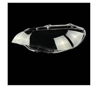 EOTCXJBX Car Front Headlight Glass Headlamp Compatible for BMW X6 E71 2008 2009 2010 2011 2012 2013 2014 Transparent Lampshade Lamp Shell Lens Cover(Left)