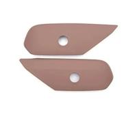 EOTCXJBX Car Seat Panel Cover Compatible for Mercedes Benz C E GLC Class W206 X254 W214 Leather Interior Decoration Modification Accessories(Tongka Brown,For W206)