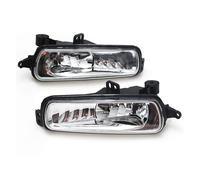 EOTCXJBX Front Bumper Fog Lamp Light Grille Trim Cover Frame Lid Bezel Compatible for Focus MK3 III 2015 2016 2017 2018 Foglight Foglamp 2PCS(Lamp 1pair)