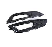 EOTCXJBX Front Bumper Fog Lamp Light Grille Trim Cover Frame Lid Bezel Compatible for Focus MK3 III 2015 2016 2017 2018 Foglight Foglamp 2PCS(D cover 1 pair)