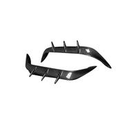 EOTCXJBX Side Fenders Air Vent Flow Cover Trim Sticker Compatible for BMW X6M F96 2020-2024 Real Dry Carbon Fiber Car Decoration Modification Accessories(Type7)