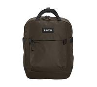 EOTO SMALL16 Backpack Daypack for University, Travel, Work and Leisure, Sustainable, Ergonomic, Water-Repellent, Multifunctional Backpack, Lifestyle Backpack, Women, Men, 16 L, Mocha Brown, Modern