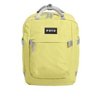 EOTO SMALL16 Backpack Daypack for University, Travel, Work and Leisure, Sustainable, Ergonomic, Water-Repellent, Multifunctional Backpack, Lifestyle Backpack, Women, Men, 16 L, Lime yellow, small16