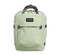 EOTO SMALL16 Backpack Daypack for University, Travel, Work and Leisure, Sustainable, Ergonomic, Water-Repellent, Multifunctional Backpack, Lifestyle Backpack, Women, Men, 16 L, Mint green, Modern