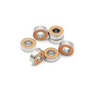 EOTVHTMT 1 Piece SMR105 2RS CB ABEC-7 LD Stainless Steel Hybrid Ceramic Bearing 5x10x4 mm Grease Free Fast Turning(1PcsSMR74 4x7x2.5)
