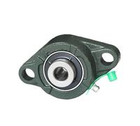 EOTVHTMT 1PCS UCFL201 202 inch UCFL201-8 1/2 UCFL202-10 Diamond Outer Spherical Bearing Plane Fixed Bearing Agricultural Machinery(UCFL202 ID15MM)