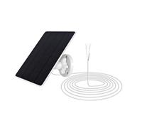 Eouayoree 3W Solar Panels with 4M Extension Cable IP65 Weatherproof 360° Adjustable Bracket for Ring Doorbell