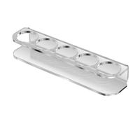 Eouayoree Insulin Vial Storage Rack, 5-Slot Organizer Holder, Fits Standard 10ml U-100 Vials, Acrylic, Space Saving 1 Pack
