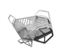 Eouayoree Mini BBQ Grill Removable Stove Mini BBQ Cooking Grill Lotus Barbecue Grill for Camping Picnics & Outdoor Cooking Easy Install