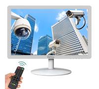 Eoulyee 19 inch CCTV white monitoring display screen security camera monitor Multi-function interface HDMI, AV, BNC, VGA, USB, PC input Computer LCD monitors 1440x900 resolution