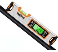 eoutil 12-Inch Digital Torpedo Level & Angle Finder - IP54 Waterproof Inclinometer with Backlit LCD, V-Groove Magnetic Base, 0.1° Accuracy - for Construction, Woodworking, Metalworking(orange)