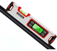 eoutil 12-Inch Digital Torpedo Level & Angle Finder - IP54 Waterproof Inclinometer with Backlit LCD, V-Groove Magnetic Base, 0.1° Accuracy - for Construction, Woodworking, Metalworking(Red)
