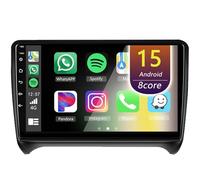 Eouyt Android Car Radio for Audi TT 2 2003-2012 with Carplay and Android Auto, 9'' HD Touch Screen Car Stereo with GPS/WiFi/Bluetooth(8Core(8+256GB))