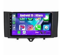 Eouyt Android Car Radio for Benz Smart Fortwo 2011-2015 with Carplay and Android Auto, 9'' HD Touch Screen Car Stereo with GPS/WiFi/Bluetooth(8Core(2+32GB))