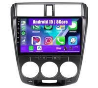 Eouyt Android Car Radio for Honda City 2008-2013 with Carplay and Android Auto, 9'' HD Touch Screen Car Stereo with GPS/WiFi/Bluetooth(8Core(8+128GB))