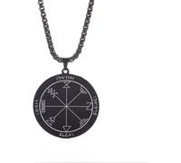 Eouyt Jupiter Pentacle Sigil Amulet Pendant Necklace Keychain Jewelry Set Solomon First, Pentacle of JupiterB