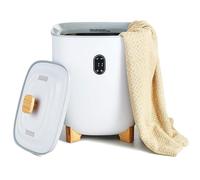 Eouyt Towel Warmer Bucket 25L Hot Towel Warmer Luxury Towel Heater, with LED Display, 2 Temperature Settings Adjustable Timer, Auto Shut Off,for Bathrobes Blankets