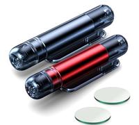 Eowduk Safe Pro X Car Window Breaker - 2PCS Safe Pro X, Car Window Breaker and Seatbelt Cutter (Grey+Red)