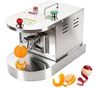 Eoweiot Automatic Lemon and Orange Peeler Machine with Adjustable Height & Distance, for Restaurant Kitchen, Peaches, Kiwis, Mangoes