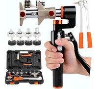 Eoweiot PEX Crimping Tool for Plumbing, Manual Sliding Clamp Pliers, Heavy-Duty Pipe Expander, Professional Hydraulic Pipe Fitting Tool