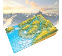 Eoweiot Scientific Geology School Teaching Aid,Geomorphic Geological Demonstration Model,Deposition Demonstration Device,for Geography Teaching Aids