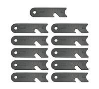 Eowppue 10 Pcs Flint Scrapers - Durable Ferro Rods with Integrated Bottle Openers, Survival Gear for Camping, Hiking | Reliable Flint Scrapers