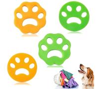 Eowppue 4 Pieces Hair Catcher Washing Machine Hair Remover Washing Machine Washing Machine Reusable Washing Machine Pet Catcher for Washing Machine and Lint Remover